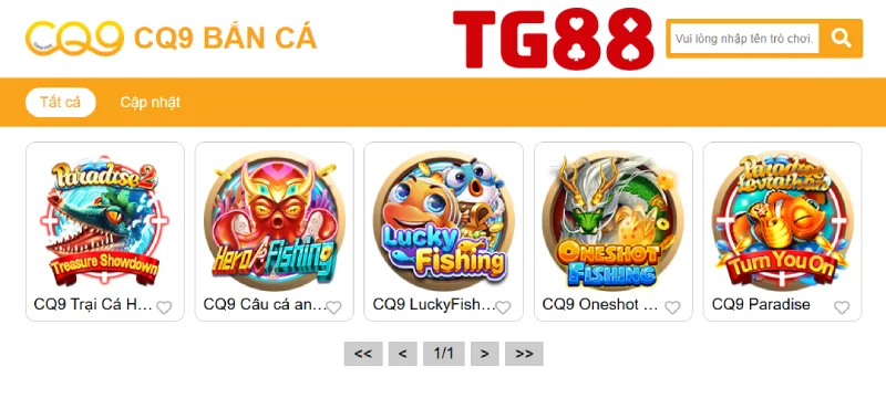 CQ9 Bắn cá cũng là cái tên được nhiều cược thủ khuyên dùng