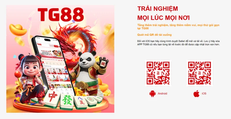 Các bước tải app TG88 rất đơn giản và tiện lợi